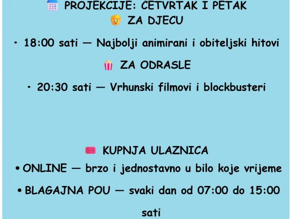 KINO KORZO GOSPIĆ KINO KORZO GOSPIĆ